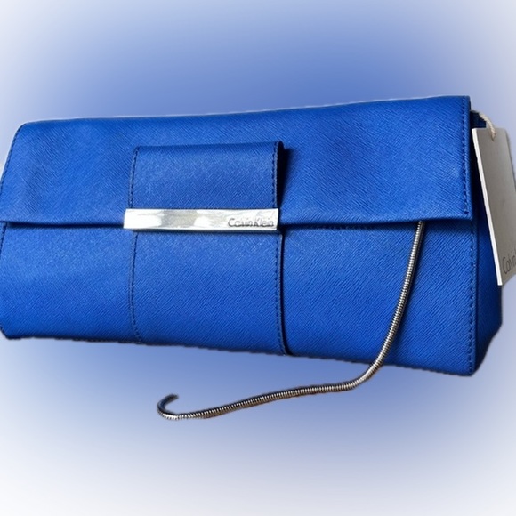 Calvin Klein Handbags - Calvin Klein Saffiano Leather Shoulder Bag Hand Bag Clutch NWT